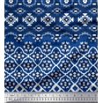 thumbnail image 1 of Soimoi Rayon Crepe Fabric Aztec Geometric Printed Fabric 1 Yard 46 Inch Wide, 1 of 3
