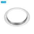 thumbnail image 3 of Uxcell 7" Metal Duct Connector Flange Straight Pipe Exhaust Flange Duct Mounting Plate 2 Pack, 3 of 5