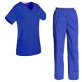 thumbnail image 1 of Women's Scrubs Set Scrub Top and Pants Scrubs Set, 1 of 3