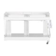 thumbnail image 1 of Esquirla Boîte de Reproduction pour Réservoir de Betta Aquarium de Bureau Design Divisé Facile à Utiliser Réservoir Transparent pour Bureau à Domicile Bébé Crevette 2 Compartiments, 1 of 8