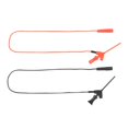thumbnail image 2 of Test Clip,2Pcs Black Red Banana Test Lead Banana Plug Test Clip Exceptional Craftsmanship, 2 of 12
