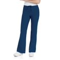 thumbnail image 1 of Landau Essentials Flare Leg Scrub Pants for Women: Classic Relaxed Fit, Drawstring/ Elastic Waist 8335, 1 of 4