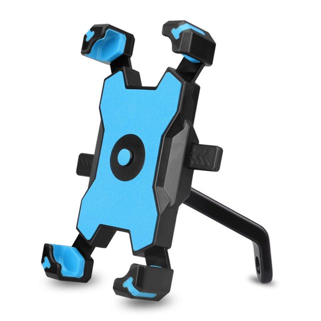 Amdohai Phone Holder Motorcycle Bicycle Phone Mount Quick Lock & Release Phone Clip 360° Rotation for 3.5-6.8 inch Cellphone