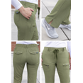thumbnail image 4 of Adar Pro Heather Sarraus pour Femmes - Pantalon de Sarrau Fuselé Coupe Ajustée, 4 of 7