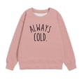 thumbnail image 4 of Offres de Hauts pour Bébés Filles Chandail à Col Rond Surdimensionné pour Filles Mode pour Enfants Chandail à Manches Longues à Enfiler Hauts 1-12 Ans Chandail en Molleton pour Filles Rouge-1 9-10T, 4 of 6