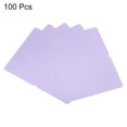 thumbnail image 3 of Unique Bargains Blank Greeting Cards,100pack Favor Decor Foldable Card ,Light Purple Card Paper, 3 of 5