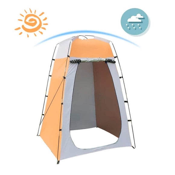 Portable Outdoor Shower Tent & Changing Room - Pop-Up Privacy Shelter for Camping, Beach, Swimming (1.2x1.2x1.8m), Includes Stakes & Carry Bag