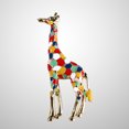 thumbnail image 3 of 1Pack Giraffe Brooch Multi Color Enamel with Mirror Polishing Technology for Women's Everyday Wear, 3 of 8