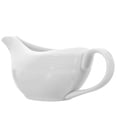 thumbnail image 3 of MasteelfCA 1pc Home Ceramic Gravy Boat Saucier Sauce Jug Seasoning Storage Container, 3 of 7