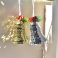 thumbnail image 5 of Christmas Bells Metal Decorative Bells Christmas Bells for Decoration with Rope Silver Bells Christmas, 5 of 5