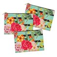 thumbnail image 3 of Soimoi Green Rayon Fabric Stripe & Grandiflora Roses Floral Print Sewing Fabric Yard 42 Inch Wide, 3 of 3