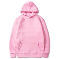 thumbnail image 1 of RXIRUCGD Chandail à Capuche Sport de Relaxation pour Hommes, Manches Longues, Uni, Rose, Taille : S, 1 of 2