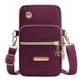thumbnail image 1 of SLYNSHome Crossbody Backpack,Multipurpose Chest Bag with Adjustable Strap for Hiking Travel Work Hands-Free - Purple, 1 of 7