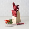 thumbnail image 4 of Ensemble de 13 couteaux avec bloc en rouge, 4 of 4