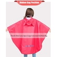 thumbnail image 2 of Poncho Imperméable à Capuche pour Enfants, Durable, Portable, Cape de Pluie pour Garçons et Filles, 2 of 7
