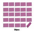 thumbnail image 3 of Becaristey 50 Pieces Mini Files Block Manicure Nail Art Polishing Buffer Tools Rose red, 3 of 6