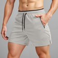 thumbnail image 2 of Men's Running Shorts with Zipper Pockets Gym Athletic Workout 5" Shorts for Men, 2 of 5