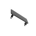 thumbnail image 2 of relayinert Wooden Ergonomic Table Extension Board Platform Sturdy C Clamp Computer Keyboard Tray Workspace Desk Extender Smooth Black 75cm, 2 of 6