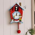 thumbnail image 3 of Mark Feldstein, Peanuts Christmas Linus and Lucy Song Cuckoo Clock, Red, 17 Inch, 3 of 7