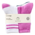 thumbnail image 1 of George Girls' Crew Socks 10-Pack, 1 of 3
