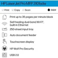 thumbnail image 5 of Printer HP LaserJet Pro MFP 3101sdw, 5 of 5
