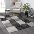 thumbnail image 1 of Rug Branch Montage Collection Tapis de couloir géométrique moderne, 1 of 4
