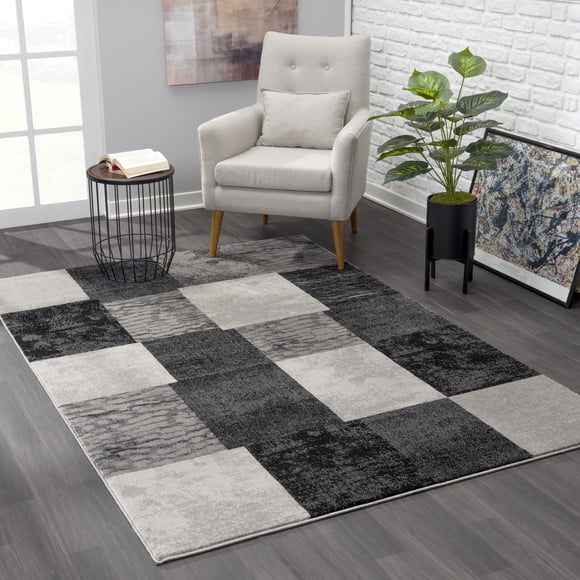 Rug Branch Montage Collection Modern Geometric Runner Area Rug