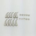 thumbnail image 4 of yuksok 10 Ensembles de Rivets en Métal pour Ceinture DIY, 4 of 6