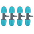 thumbnail image 2 of Octpeak 16mm To 4/7 Reducing Tee,10PCS 16mm To 4/7 Barbed Tee Irrigation Tube Reducing Tee Connector Fitting For Garden Courtyard,16mm To 4/7 Connector, 2 of 8