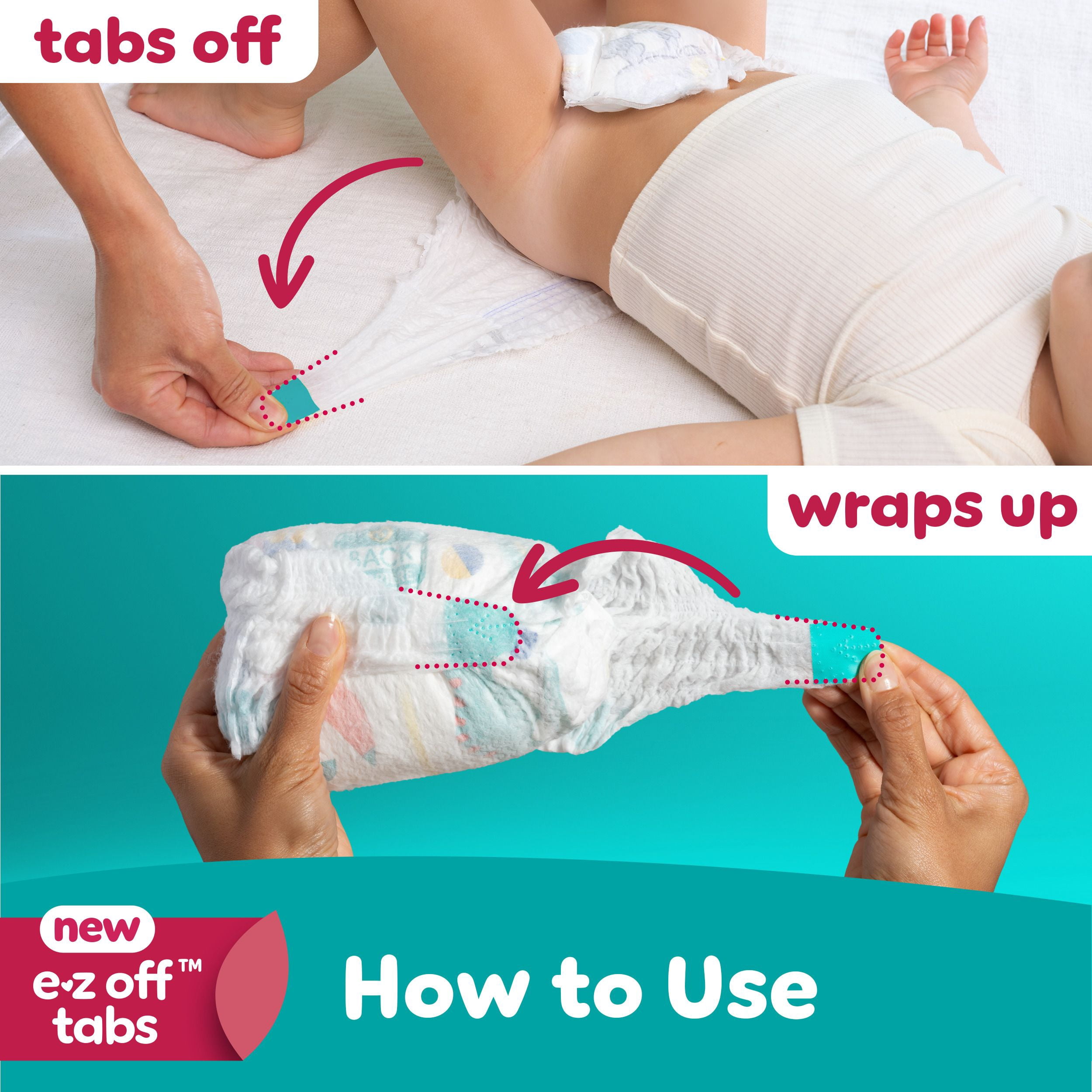 Couches Pampers Cruisers 360°, ajustement jusqu’à 100 % sans fuites, conçues pour les bébés actifs, couche à enfiler, rabats rapides conçus pour faciliter les changements, taille 4, 21 unités