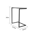 thumbnail image 2 of Jessar - Ensemble de 3 Tables d'Appoint, de la Collection Eden, Grain de Bois Gris, 2 of 6