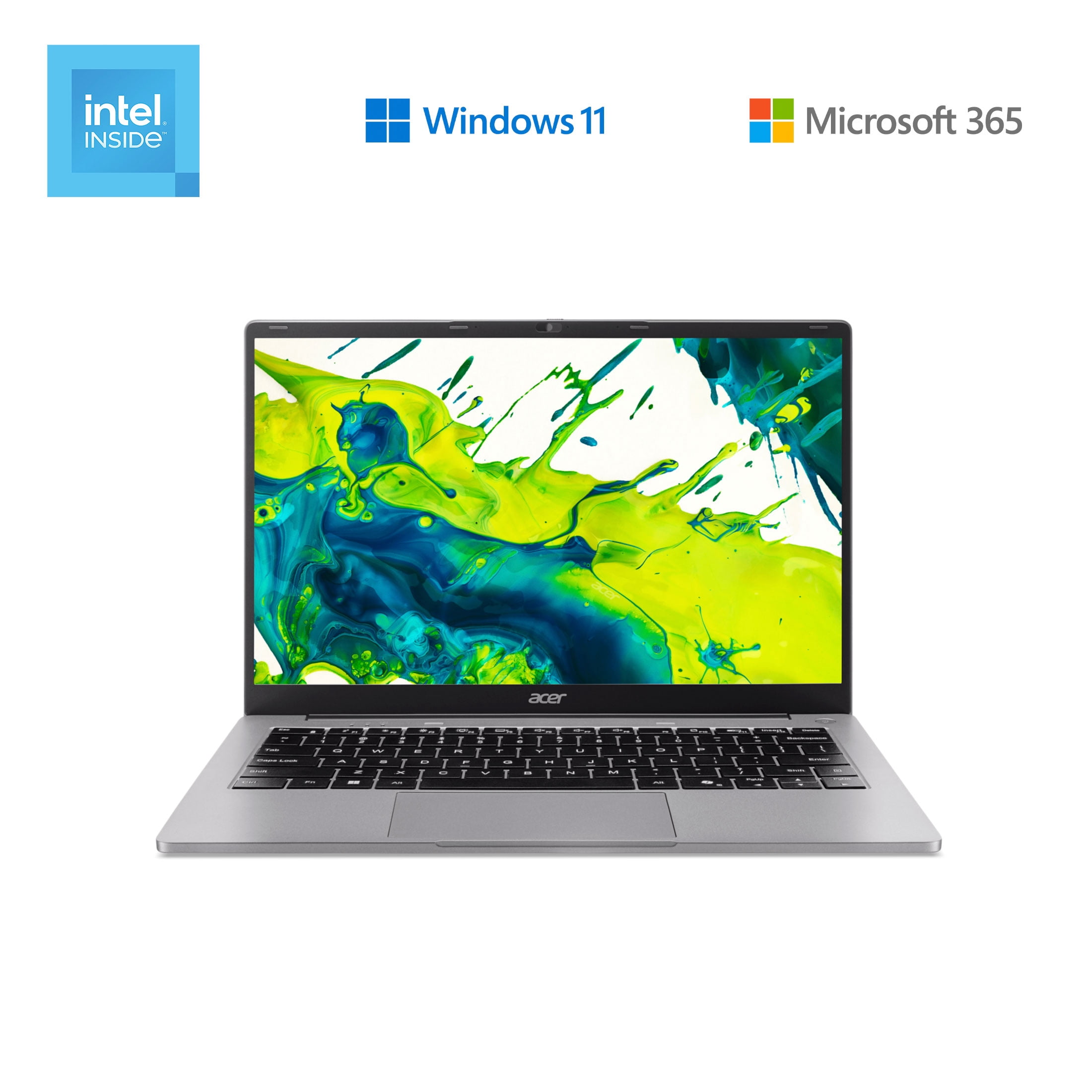 Acer Aspire Lite 14" FHD IPS Laptop, Intel N4500, 8GB DDR4 RAM, 128GB SSD, Windows 1, One Year Subscription to Microsoft 365 Included