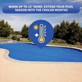 thumbnail image 2 of Blue Wave Rectangular 12-mil Solar Blanket for In Ground Pools - Blue, 2 of 9