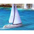 thumbnail image 4 of 3D Wallpaper Waterfall Sea Fresco SKU# WAL0117, 4 of 11
