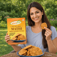 thumbnail image 3 of Wheafree Gluten Free Mathi (400g) | Delicious, Ready to Eat Indian Snacks | Tasty Crispy and Crunchy Savoury | Lactose Free | Best Tea Time Savoury Snacks, 3 of 6