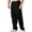 Black, variant on Mens Fashion Joggers Sports Elastic Waist Pockets Pants Sweatpants Trousers Mens Long Pants Solid Color