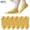 Yellow, variant on Miqool 6 Pairs Ankle Socks for Women, Cushioned Low Cut No Show Socks Lightweight Breathable Athletic Running Casual Non Slip Soft Thin Cotton Socks