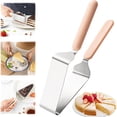 thumbnail image 1 of Kettion Double Handle Adjustable Stainless Steel Cake Cutter Server, 1 of 6