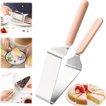 Kettion Double Handle Adjustable Stainless Steel Cake Cutter Server