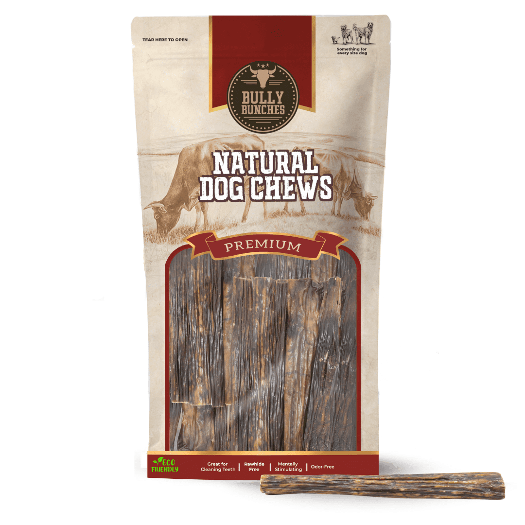 Bully Bunches 6" Beef Jerky Sticks Odour Free All Natural Dog Treats 40 Pack