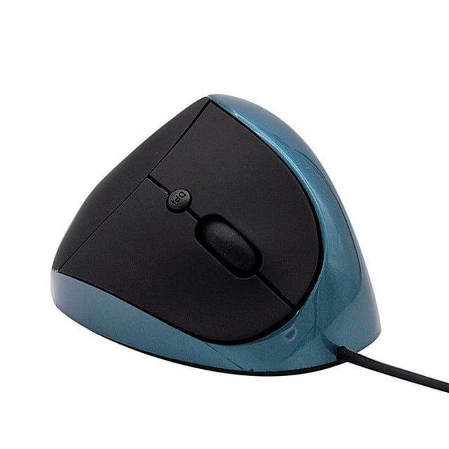 Wired Ergonomic Vertical Mouse, 6 Button USB Computer Mouse with 3 Adjustable DPI Modes, Right Handed Optical Mouse for Home Office, Laptop Desktop PC