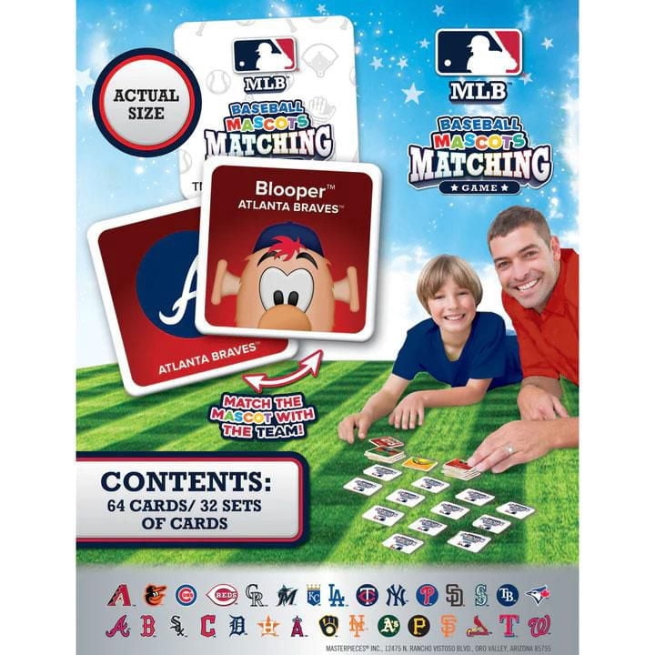 Masterpieces Puzzle Company MLB - Mascots Jeu De Matching