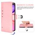 thumbnail image 4 of Wallet Case for iPhone XR, Blocking Card Slot Stand Shockproof TPU Interior Case PU Leather Magnetic Protect Flip Cover Compatible with iPhone XR, Pink, 4 of 5