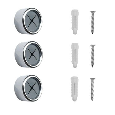 Crochet de Rangement en Plastique Autocollant Porte-Serviettes Mural Sans Perçage pour Cuisine Salle de Bain 3 Pcs