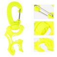 thumbnail image 2 of Double BCD Hose Holder, Diving Hose Clip Rotatable Sturdy Plastic With Snap Hook Buckle For Diving Accessories, 2 of 8