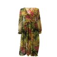 thumbnail image 2 of KEINXS Robe Maxi Bohème pour Femmes, Robe d'Été Tropicale à Fleurs, Manches Longues, Coupe Ample, Robe de Plage, 2 of 6
