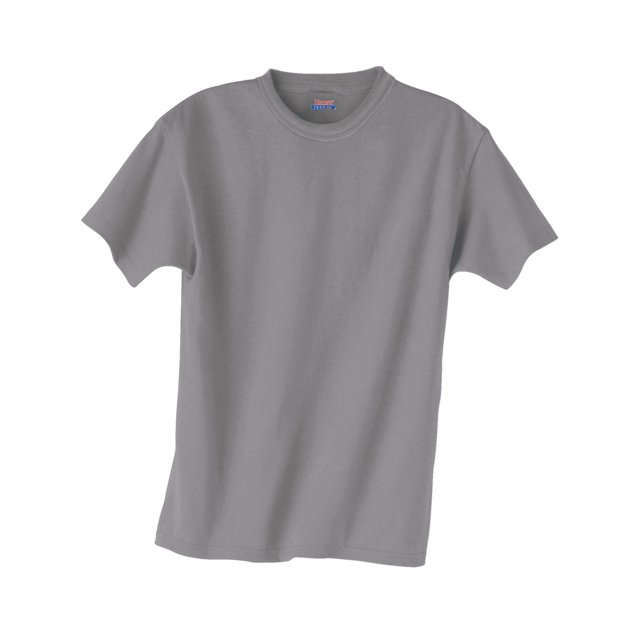 Hanes T-Shirt Garçon Beefy-T, L, Gris Vintage