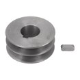 thumbnail image 4 of Bgsha V-Belt pulley A Type Double Slot Pulley Motor Cast Iron Dia Power Tool Accessory, 4 of 9
