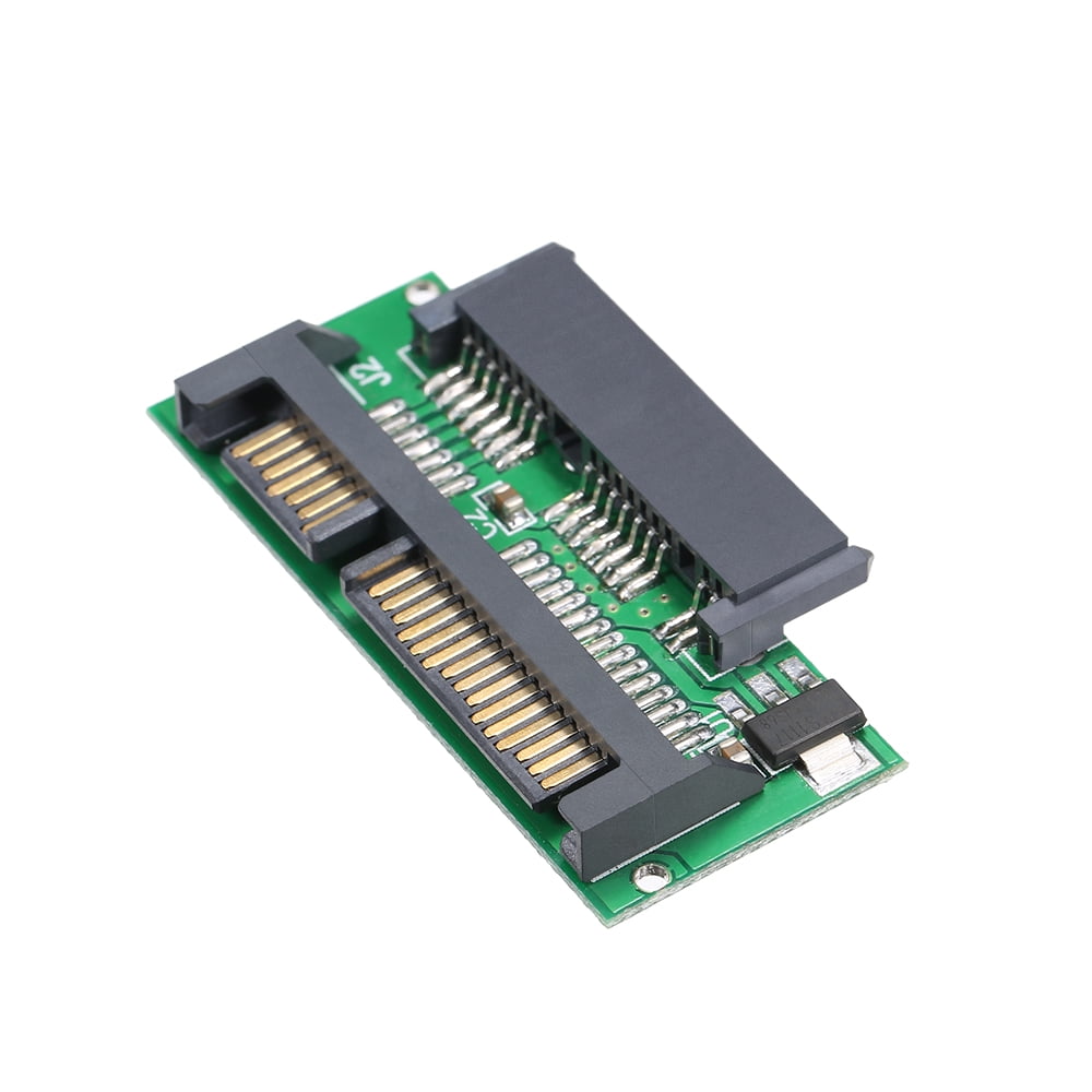 1.8in Micro SATA to SATA 2.5 SSD Hard Drive Disk Adapter Card for Laptop Computer