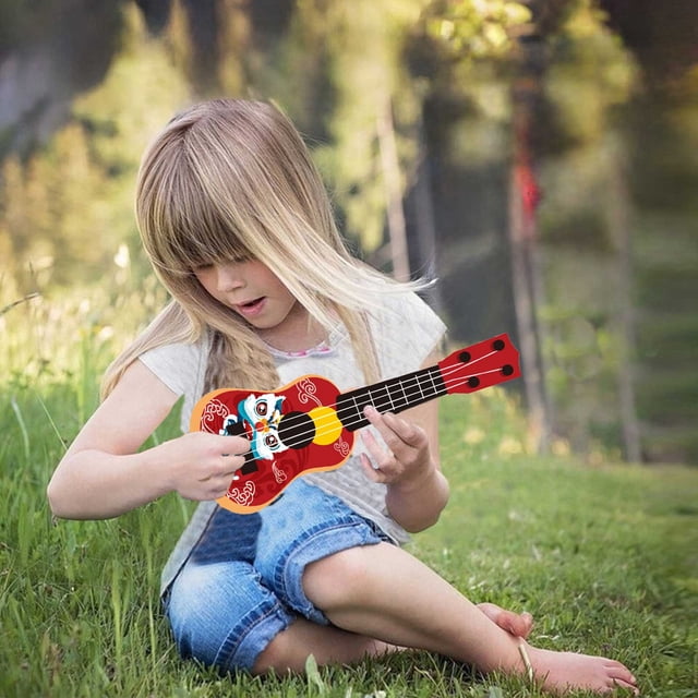 LSLJS 9 92 Inch Kids Toys Ukulele Guitar - 4 Strings Ukulele Musical Instruments Educational Toy Mini Guitar Toddler Toys for Boys and Girls Kids Toys